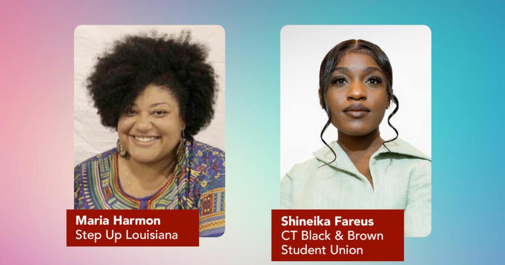 Maria Harmon and Shineika Fareus